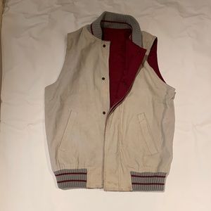 Vintage reversible vest